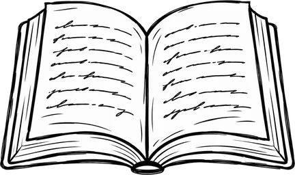 Libro aperto, punto di partenza per chiarire un dubbio durante la lettura